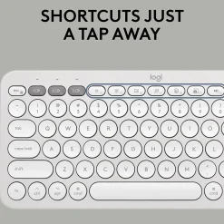Hot Logitech Pebble 2 Wireless Mouse Keyboard Combo, (920-012201) Tonal White