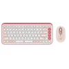 Discount Logitech POP Icon Wireless Keyboard and Optical Mouse Combo, Rose and Off-White (920-013105)