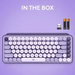 Best Logitech POP Keys Wireless Mechanical Keyboard, Cosmos (920-011233)