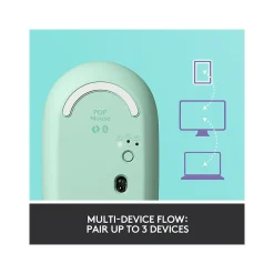 Hot Logitech POP Wireless Ambidextrous Optical USB Mouse, Daydream (910-006544)