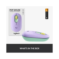 Hot Logitech POP Wireless Ambidextrous Optical USB Mouse, Daydream (910-006544)