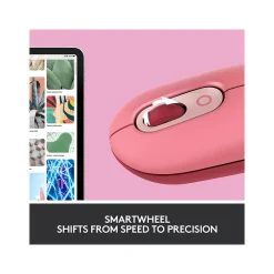 Sale Logitech POP Wireless Ambidextrous Optical USB Mouse, Heartbreaker (910-006545)