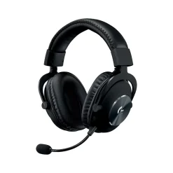 Best Logitech PRO X 981-000817 Wired Over-the-Ear Gaming Headset, Black