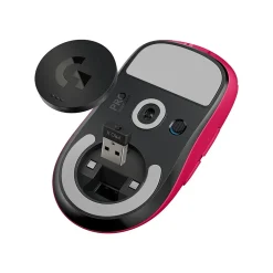 Sale Logitech PRO X SUPERLIGHT Wireless Optical USB Gaming Mouse, Pink (910-005954)
