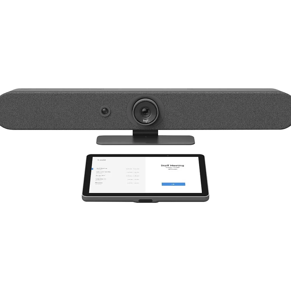 Outlet Logitech Rally Bar Mini + Tap IP HD 4K Bundle, Graphite (991-000385)