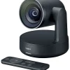 New Logitech Rally Video Conferencing Camera, Up to 4K Ultra-HD, Black (960-001226)