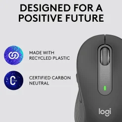 Best Logitech Signature M550 L Wireless Ambidextrous Optical Mouse, Graphite (910-006591)