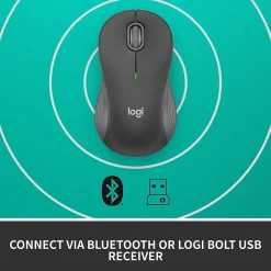 Best Logitech Signature M550 L Wireless Ambidextrous Optical Mouse, Graphite (910-006591)