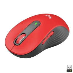 Sale Logitech Signature M650 L Wireless Optical USB Mouse, Classic Red (910-006358)
