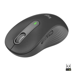 Online Logitech Signature M650 Large Wireless Ergonomic Optical Bluetooth & USB Mouse, (910-006231) Graphite