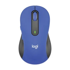 Hot Logitech Signature M650 Large Wireless Optical USB Mouse, Classic Blue (910-006232)