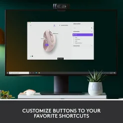 Online Logitech Signature M650 Wireless Ergonomic Optical Bluetooth & USB Mouse, (910-006251) Rose