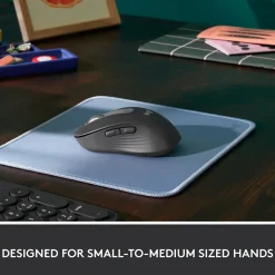 Online Logitech Signature M650 Wireless Ergonomic Optical Bluetooth & USB Mouse, (910-006250) Graphite