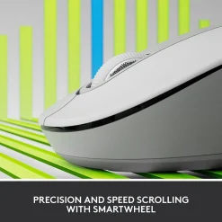 Clearance Logitech Signature M650 Wireless Optical USB Mouse, (910-006252) Off-White