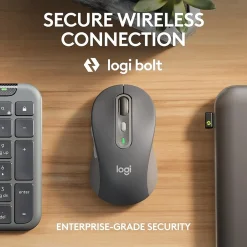 Best Logitech Signature Slim MK955 Wireless Keyboard and Mouse Combo, Graphite (920-012427)