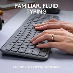 Best Logitech Signature Slim MK955 Wireless Keyboard and Mouse Combo, Graphite (920-012427)