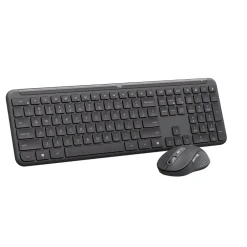 Sale Logitech Signature Slim MK955 Wireless Keyboard and Optical Mouse Combo, Black (920-013271)