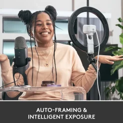 Clearance Logitech StreamCam 2.1 Megapixels Webcam (960-001289) White