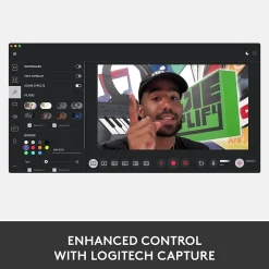 Online Logitech StreamCam Plus Webcam, Black (960-001280)