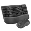 Logitech Wave Keys/Signature MK670/M550 L Wireless Ergonomic Keyboard & Optical Mouse Combo, Graphite (920-012059)