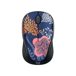Hot Logitech Wireless Ambidextrous Optical Mouse, Multicolor (910-006552)
