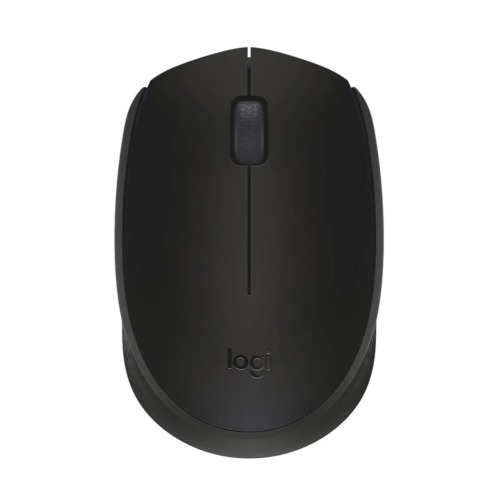 Sale Logitech Wireless Ambidextrous 2.4 GHz Mouse, Black (910-004940)
