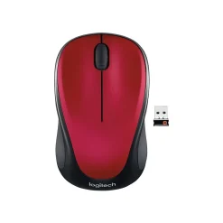 Best Logitech Wireless Optical Mouse, Red (910-002893)