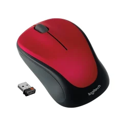 Best Logitech Wireless Optical Mouse, Red (910-002893)