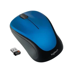 Hot Logitech Wireless Optical Mouse, Steel Blue (910-002901)