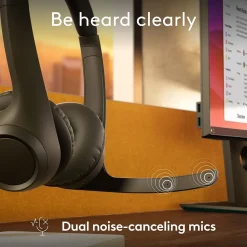 Hot Logitech Zone 305 Wireless Noise Canceling Bluetooth Headset, Black (981-001452)