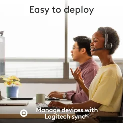 Hot Logitech Zone 305 Wireless Noise Canceling Bluetooth Headset, Black (981-001452)