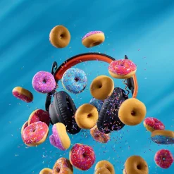 Best Logitech Zone Learn USB-C Stereo Computer Headset, Blue/Orange (981-001383)