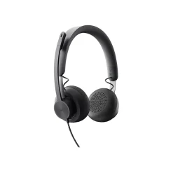 Best Logitech Zone Wired Noise Cancelling Stereo Computer Headset, Over-the-Head, Graphite (981-000871)