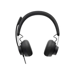 Best Logitech Zone Wired Noise Cancelling Stereo Computer Headset, Over-the-Head, Graphite (981-000871)