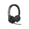 Discount Logitech Zone Wireless Bluetooth Headset For Microsoft Teams Noise Canceling Stereo, Over-the-Head, Black (981000853)