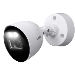 Lorex Fusion 4K 8.0-MP 20-Camera-Capable 2-TB DVR System with 8 Wired Smart Deterrence Cameras, White (D863A62B-8DA8)