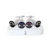 Lorex Fusion 4K 8.0-MP 16-Camera-Capable 2-TB NVR System with 4 IP Smart-Deterrence Bullet Cameras, White (N847A62-8A4-E)