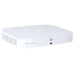 Lorex Fusion 4K 8.0-MP 16-Camera-Capable 2-TB NVR System with 4 IP Smart-Deterrence Bullet Cameras, White (N847A62-8A4-E)