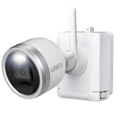 Lorex 2K 4.0-MP Add-on Outdoor Wi-Fi Battery Security Camera, White (U424AA-E)