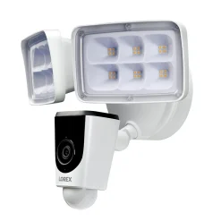 Lorex 1080p Full HD Wi-Fi Floodlight Camera, White (V261LCD-E)