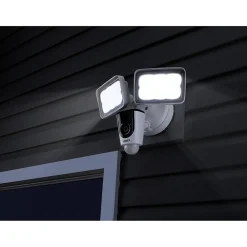 Lorex 1080p Full HD Wi-Fi Floodlight Camera, White (V261LCD-E)