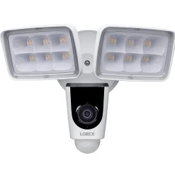Lorex 1080p Full HD Wi-Fi Floodlight Camera, White (V261LCD-E)