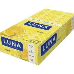 Clif Luna Gluten Free Lemon Zest Nutrition Bar, 15 Bars/Box (CCC210004)