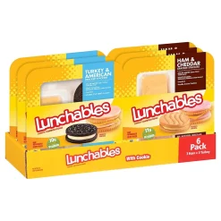 Lunchables Ham & Turkey Variety Lunch Kit, 20.7 oz., 6/Pack (902-00011)