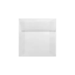 LUX 5 1/2 x 5 1/2 Square Envelopes, 50/Box, Clear Translucent (8515-50-50)
