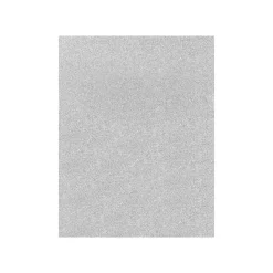 Card Stock*LUX 105 lb. Cardstock Paper, 8.5" x 11", Silver Sparkle, 50 Sheets/Pack (81211-C-MS01-50)