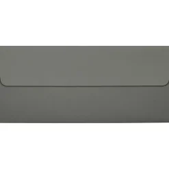 New LUX #10 Square Flap Envelopes (4 1/8 x 9 1/2) 50/Pack, Smoke (EX4860-22-50)