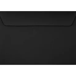 LUX 6 x 9 Booklet Envelopes 50/Pack, Midnight Black (F-4220-B-50)