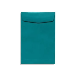 Sale LUX 9" x 12" 70lbs. Open End Envelopes, Teal Blue, 50/Pack