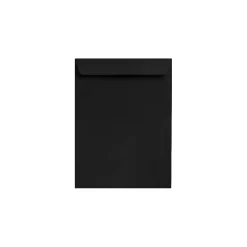 Clearance LUX 10" x 13" 80lbs. Square Flap Open End Envelopes, Black Linen, 50/Pack (4897-BLI-50)